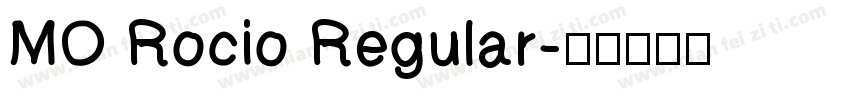 MO Rocio Regular字体转换